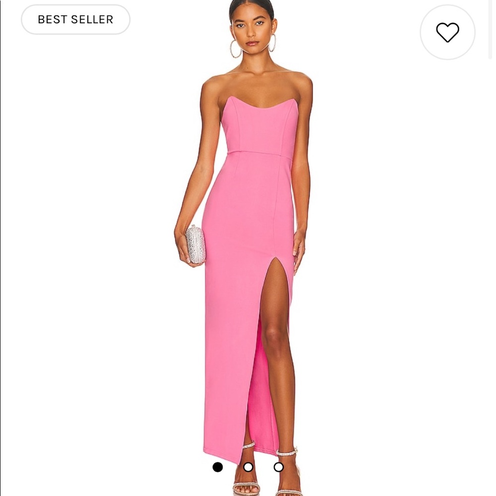 SOLD! NWT Revolve Pink Boned Bodice Dress